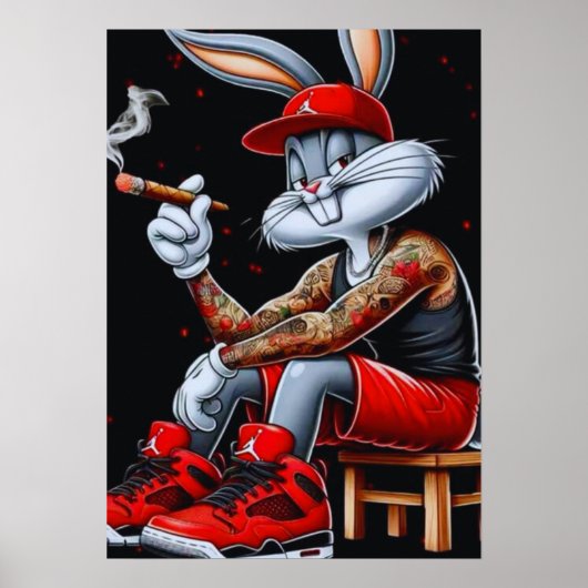 Die Coolen Bunny Vibes Poster (Vorne)