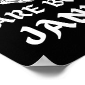 DIE COOLEN SCHICKEN SIND GEBOREN AM JANUAR POSTER (Ecke)