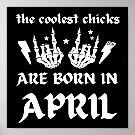 DIE COOLEN SCHICKEN SIND IM APRIL GEBOREN POSTER (Vorne)