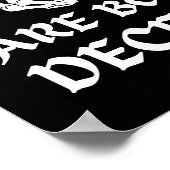 DIE COOLEN SCHICKEN SIND IM DEZEMBER GEBOREN POSTER (Ecke)