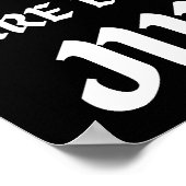 DIE COOLEN SCHICKEN SIND IM JUNI GEBOREN POSTER (Ecke)