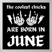 DIE COOLEN SCHICKEN SIND IM JUNI GEBOREN POSTER (Vorne)