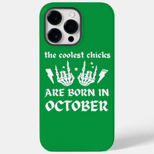 DIE COOLEN SCHICKEN SIND IM OKTOBER GEBOREN Case-Mate iPhone HÜLLE (Rückseite)
