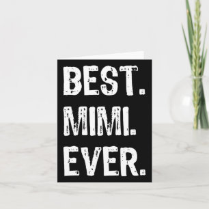 Die coolste beste Mimi ever Familie lustig  Karte