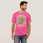 Die Coolste Capybara Capybara T-Shirt (Vorne ganz)
