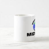 Die coolste Hebamme der Welt Kaffeetasse (Mittel)