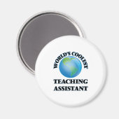 Die coolste Lehrassistentin der Welt Magnet (Vorderseite/Rückseite)