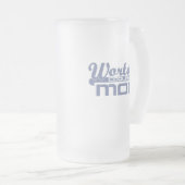 Die coolste Mama der Welt Mattglas Bierglas (VorderseiteRechts)