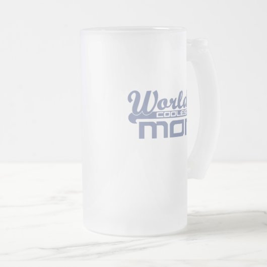 Die coolste Mama der Welt Mattglas Bierglas (VorderseiteRechts)