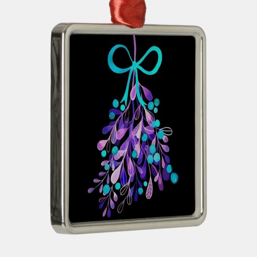 **DIE COOLSTE MISTLETOE** CHRISTMAS ORNANATION ORNAMENT AUS METALL (Rechts)