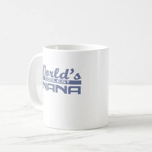 Die Coolste Nana der Welt Kaffeetasse (Vorderseite Links)