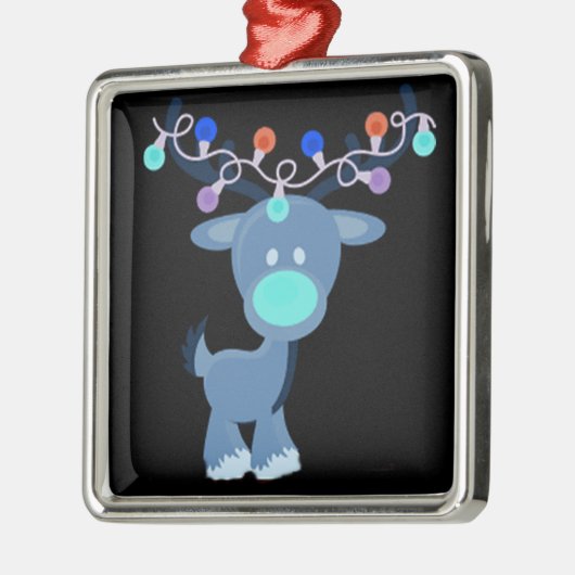 **DIE COOLSTE RUDOLPH** CHRISTMAS-ORNANATION ORNAMENT AUS METALL (Links)