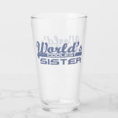 Die Coolste Schwester der Welt Glas (Rückseite)