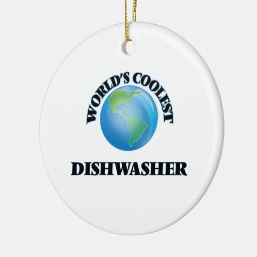 Die coolste Spülmaschine der Welt Keramikornament (Links)