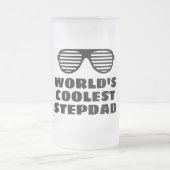 Die Coolste StepDad Mattiert Glass Bierkiste der W Mattglas Bierglas (Mittel)