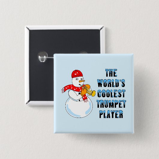 Die Coolste Trumpete der Welt Button (Vorne & Hinten)