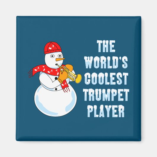 Die Coolste Trumpete der Welt Magnet (Vorne)