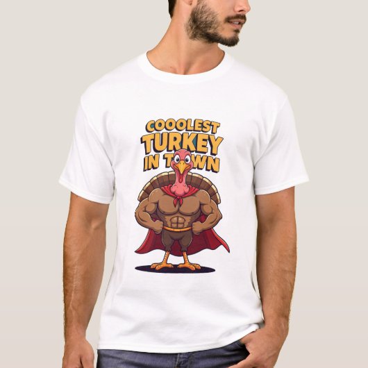 Die coolste Türkei im Erntedank der Stadt T-Shirt (Vorderseite)