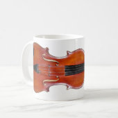 Die coolste Violine oder die Viola-Kunst-Tasse Kaffeetasse (Vorderseite Links)