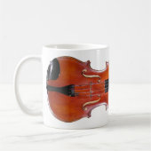 Die coolste Violine oder die Viola-Kunst-Tasse Kaffeetasse (Links)