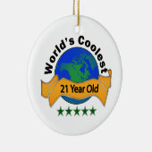 Die coolsten 21 Jährigen der Welt Keramikornament (Rechts)