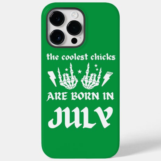 DIE COOLSTEN CHICKS SIND IM JULI GEBOREN Case-Mate iPhone HÜLLE (Rückseite)