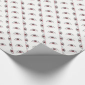 Die Coolsten Girls um Eishockey Geschenkpapier (Ecke)