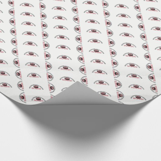 Die Coolsten Girls um Eishockey Geschenkpapier (Ecke)
