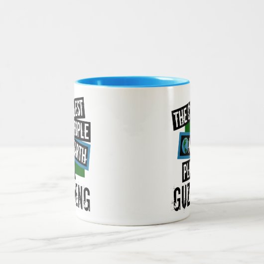 Die coolsten Leute auf Erdspiel Guzheng Zweifarbige Tasse (Mittel)