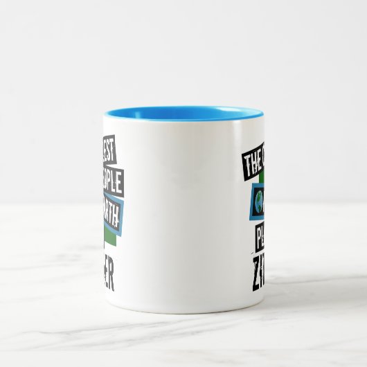 Die coolsten Leute auf ErdspielZither Zweifarbige Tasse (Mittel)