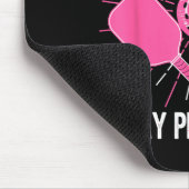 Die coolsten Mädchen spielen Pickleball lustiges P Mousepad (Ecke)
