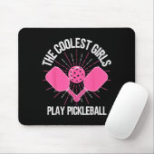 Die coolsten Mädchen spielen Pickleball lustiges P Mousepad (Mit Mouse)