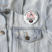 Die coolsten Mädchen um Spiel-Eis-Hockey Button (Beispiel)