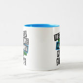 Die Coolsten Menschen der Erde spielen Gitarre Zweifarbige Tasse (Mittel)