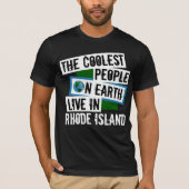 Die Coolsten Menschen der Welt leben auf der Insel T-Shirt (Vorderseite)