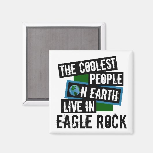Die Coolsten Menschen der Welt leben im Adlergeste Magnet (Vorderseite/Rückseite)