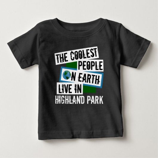 Die Coolsten Menschen der Welt leben im Highland P Baby T-shirt (Vorderseite)