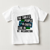 Die Coolsten Menschen der Welt leben im Mt. Washin Baby T-shirt (Vorderseite)