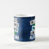 Die Coolsten Menschen der Welt leben in Altadena Kaffeetasse (Mittel)