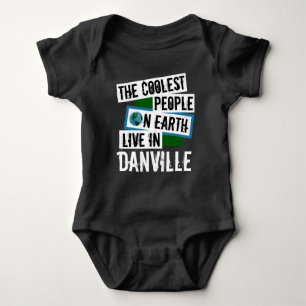 Die Coolsten Menschen der Welt leben in Danville Baby Strampler
