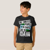 Die Coolsten Menschen der Welt leben in Idaho T-Shirt (Vorne ganz)