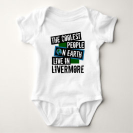 Die Coolsten Menschen der Welt leben in Livermore Baby Strampler