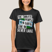 Die Coolsten Menschen der Welt leben in Silver Lak T-Shirt (Vorderseite)