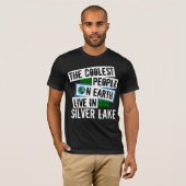 Die Coolsten Menschen der Welt leben in Silver Lak T-Shirt (Vorne ganz)
