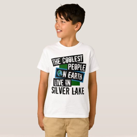Die Coolsten Menschen der Welt leben in Silver Lak T-Shirt (Vorne ganz)