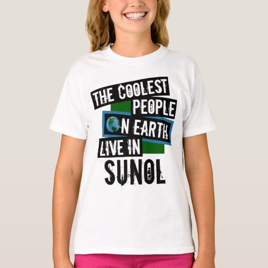 Die Coolsten Menschen der Welt leben in Sunol T-Shirt (Vorderseite)