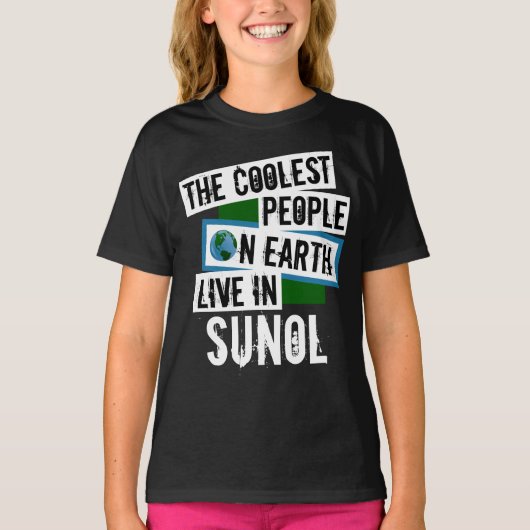 Die Coolsten Menschen der Welt leben in Sunol T-Shirt (Vorderseite)