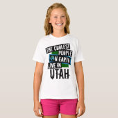 Die Coolsten Menschen der Welt leben in Utah T-Shirt (Vorne ganz)