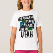 Die Coolsten Menschen der Welt leben in Utah T-Shirt (Vorderseite)