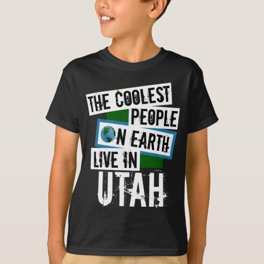 Die Coolsten Menschen der Welt leben in Utah T-Shirt (Vorderseite)
